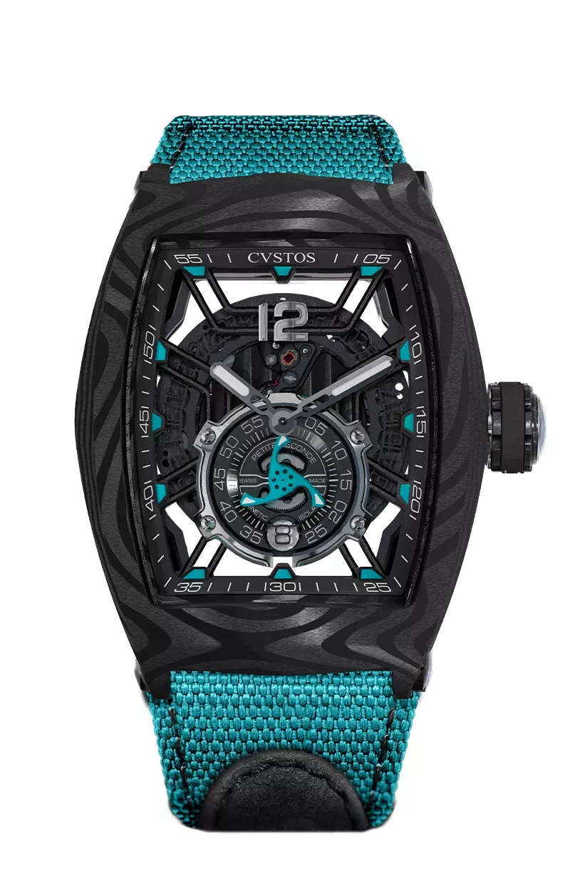 CHALLENGE JETLINER PS BLACK CARBON/BLUE DIAL Watch | Cvstos
